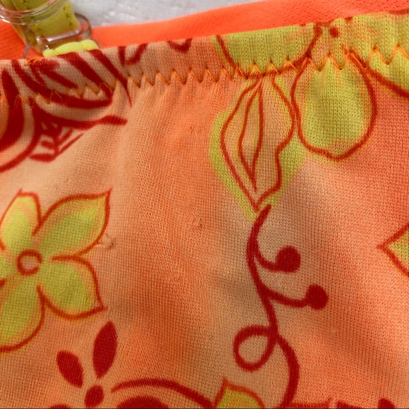 Orange and Yellow Swim Top - Picture 3 of 6